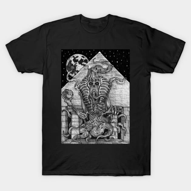 Crawling Chaos - Azhmodai 2018 T-Shirt by azhmodai